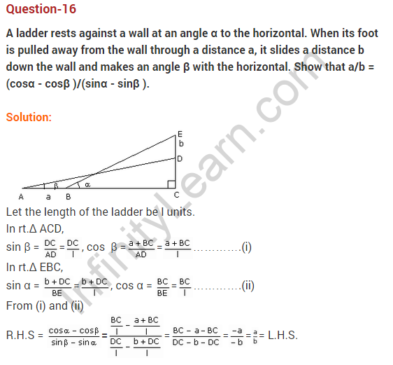 Some-Applications-of-Trigonometry-CBSE-Class-10-Maths-Extra-Questions-16