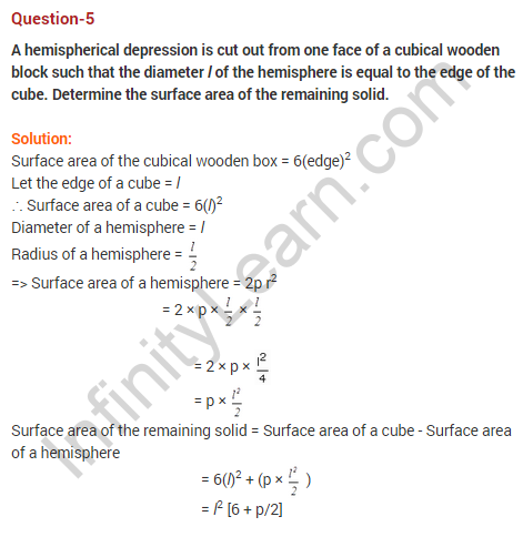 NCERT-Solutions-For-Class-10-Maths-Surface-Areas-And-Volumes-Ex-13.1-Q-5