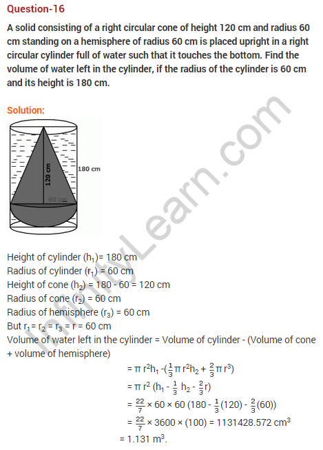 NCERT-Solutions-For-Class-10-Maths-Surface-Areas-And-Volumes-Ex-13.2-Q-7