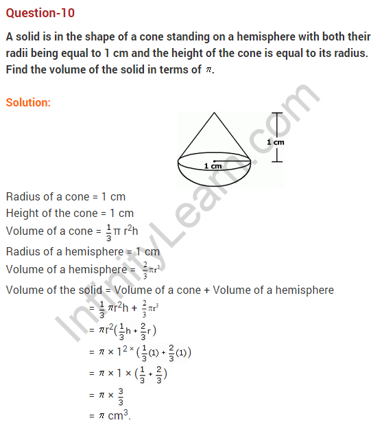 NCERT-Solutions-For-Class-10-Maths-Surface-Areas-And-Volumes-Ex-13.2-Q-1