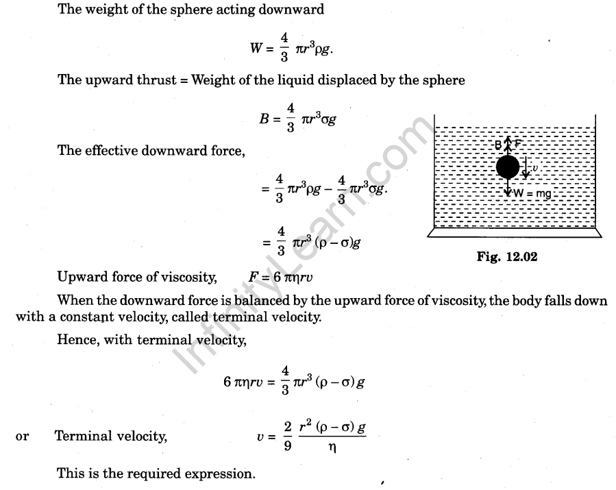 viscosity-cbse-class-11-notes-physics-with-important-examples