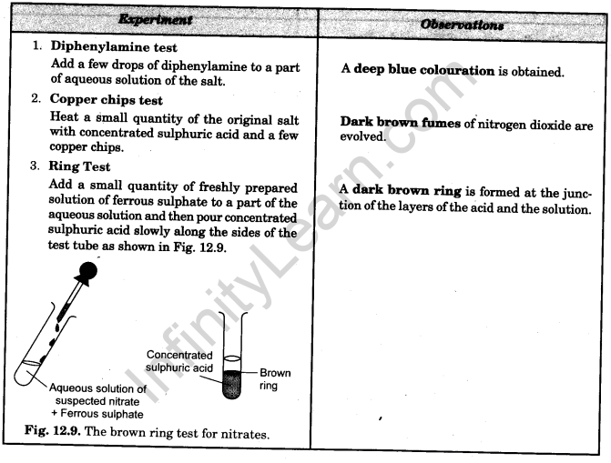 Analysis of Simple Salt - (Copper Nitrate) : Dry Tests | PDF | Salt  (Chemistry) | Precipitation (Chemistry)