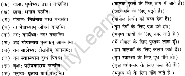 CBSE Class 11 Sanskrit कारक-उपपद विभक्तीनां प्रयोगाः 11