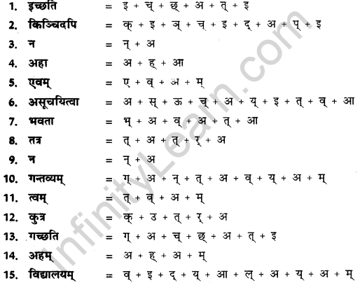 CBSE Class 11 Sanskrit वर्तनी 4