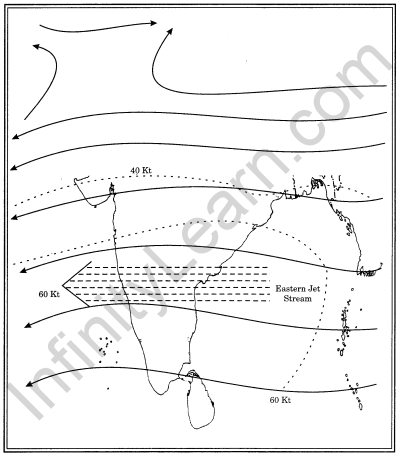 Class 11 Geography NCERT Solutions Chapter 4 Climate Map Skills Q1