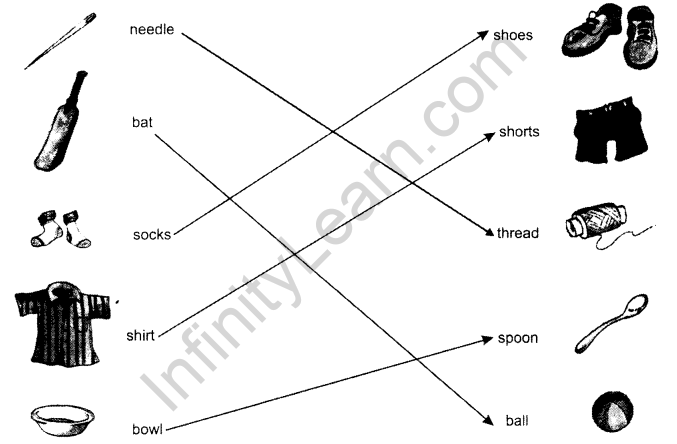 NCERT Solutions for Class 1 English Chapter 3 After a Bath Lets Do Q1