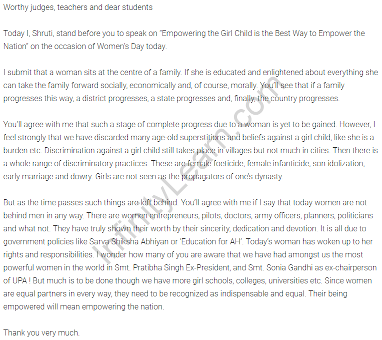 NCERT Solutions for Class 10 English Main Course Book Unit 2 Education Chapter 2 Educating the Girl Child Q6