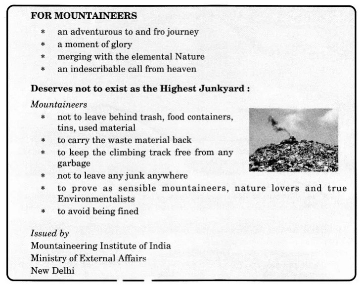 NCERT Solutions for Class 10 English Main Course Book Unit 4 Environment Chapter 2 Heroes of the Environment Q4.2