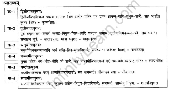 NCERT Solutions for Class 10th Sanskrit Chapter 3 Samasah 9