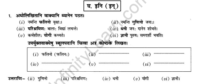 NCERT Solutions for Class 10th Sanskrit Chapter 4 Pratyayah 19