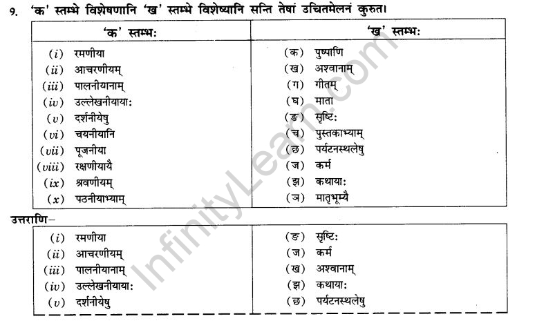 NCERT Solutions for Class 10th Sanskrit Chapter 4 Pratyayah 8