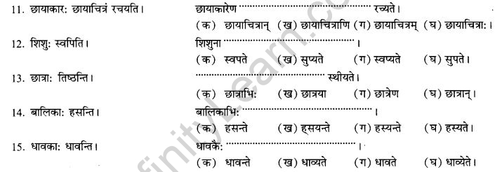 NCERT Solutions for Class 10th Sanskrit Chapter 5 वाच्यम् 30