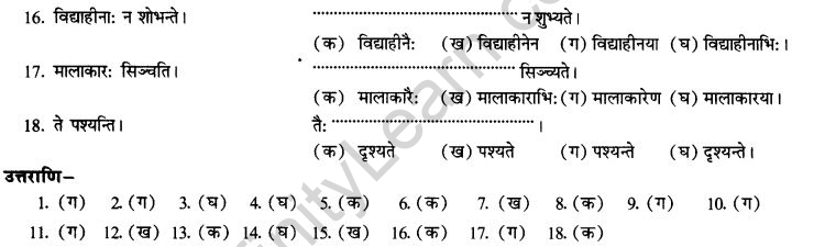 NCERT Solutions for Class 10th Sanskrit Chapter 5 वाच्यम् 31