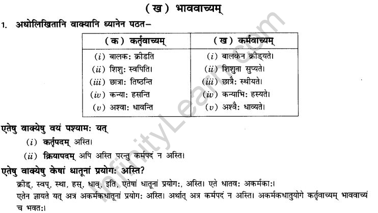 NCERT Solutions for Class 10th Sanskrit Chapter 5 वाच्यम् 8