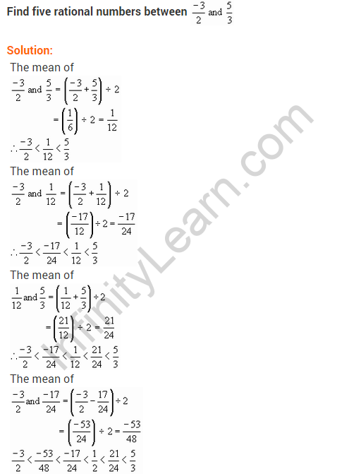 NCERT Solutions for Class 8 Maths Chapter 1 Rational Numbers Ex 1.2 q-5.1