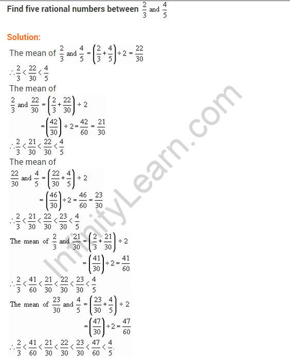 NCERT Solutions for Class 8 Maths Chapter 1 Rational Numbers Ex 1.2 q-5