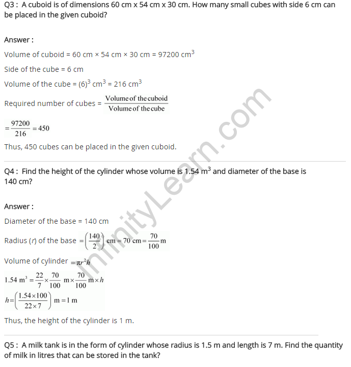 NCERT Solutions for Class 8 Maths Chapter 11 Mensuration Ex 11.4 q-3