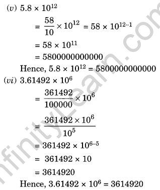 NCERT Solutions for Class 8 Maths Chapter 12 Exponents and Powers Ex 12.2 Q2.1