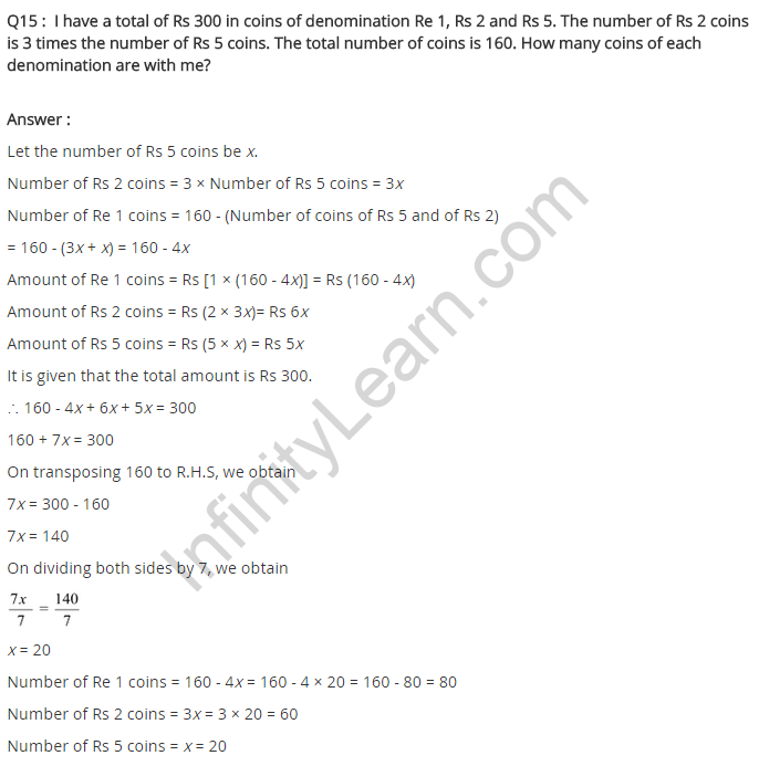 NCERT Solutions for Class 8 Maths Chapter 2 Linear Equations in One Variable Ex 2.2 q-15