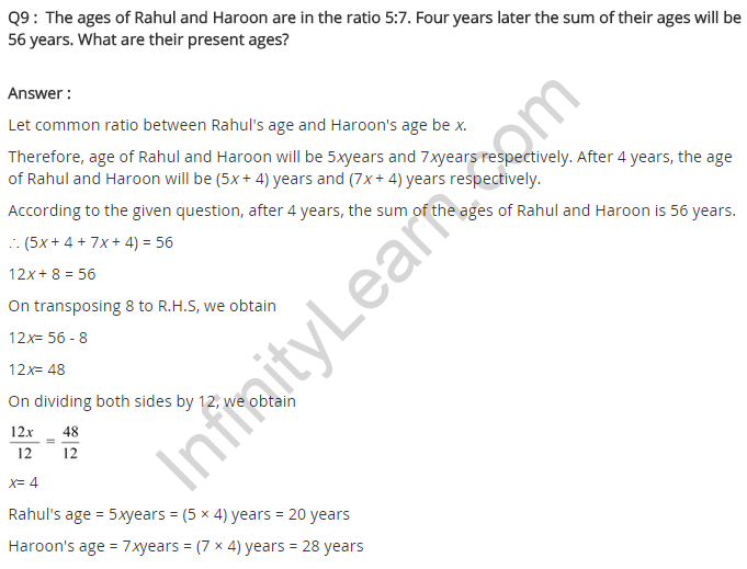 NCERT Solutions for Class 8 Maths Chapter 2 Linear Equations in One Variable Ex 2.2 q-9