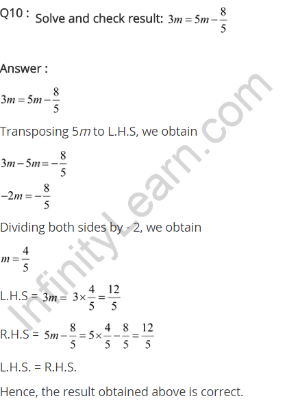 NCERT Solutions for Class 8 Maths Chapter 2 Linear Equations in One Variable Ex 2.3 q-10