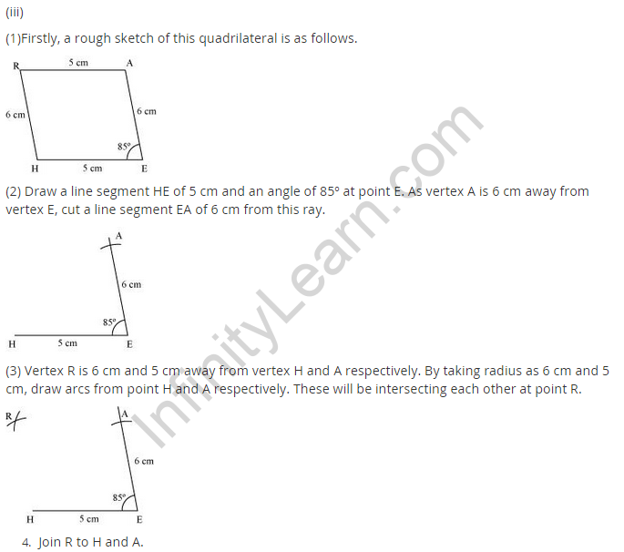 NCERT Solutions for Class 8 Maths Chapter 4 Practical Geometry Ex 4.3 A1.5