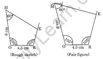 NCERT Solutions for Class 8 Maths Chapter 4 Practical Geometry Ex 4.3 Q1