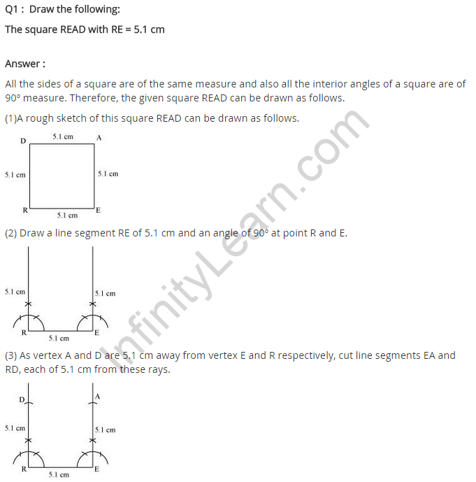 NCERT Solutions for Class 8 Maths Chapter 4 Practical Geometry Ex 4.5 ...