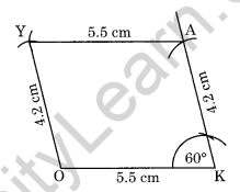 NCERT Solutions for Class 8 Maths Chapter 4 Practical Geometry Ex 4.5 Q4
