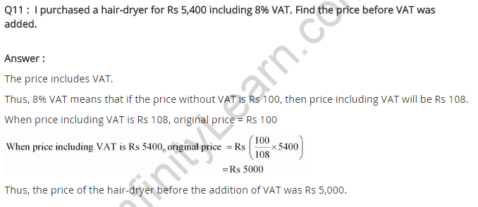 NCERT Solutions for Class 8 Maths Chapter 8 Comparing Quantities Ex 8.2 q-11