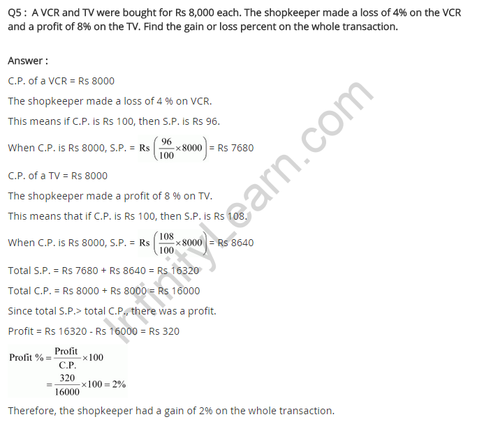 NCERT Solutions for Class 8 Maths Chapter 8 Comparing Quantities Ex 8.2 q-5