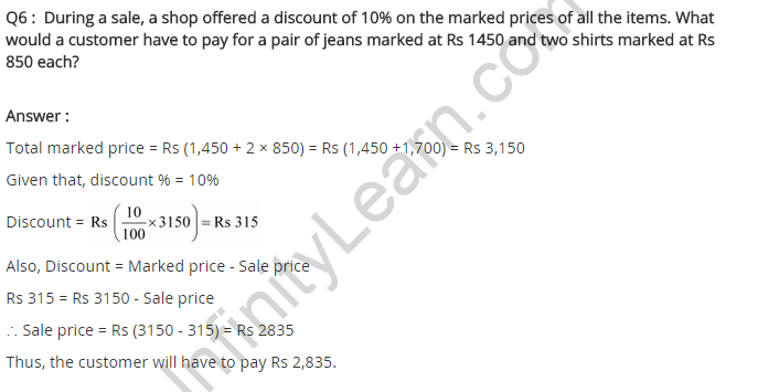NCERT Solutions for Class 8 Maths Chapter 8 Comparing Quantities Ex 8.2 q-6