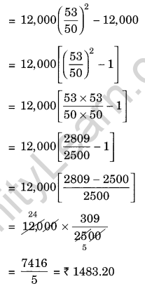 NCERT Solutions for Class 8 Maths Chapter 8 Comparing Quantities Ex 8.3 Q4.1