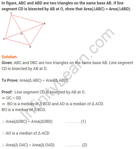 NCERT Solutions for Class 9 Maths Chapter 9 Areas of Parallelograms and Triangles Ex 9.3 A4
