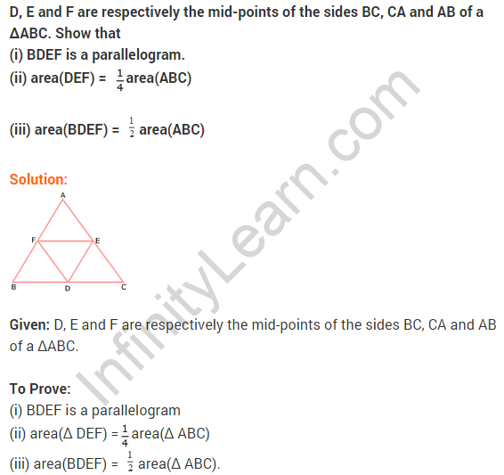 NCERT Solutions for Class 9 Maths Chapter 9 Areas of Parallelograms and Triangles Ex 9.3 A5