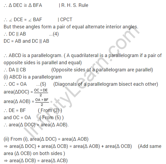 NCERT Solutions for Class 9 Maths Chapter 9 Areas of Parallelograms and Triangles Ex 9.3 A6.2