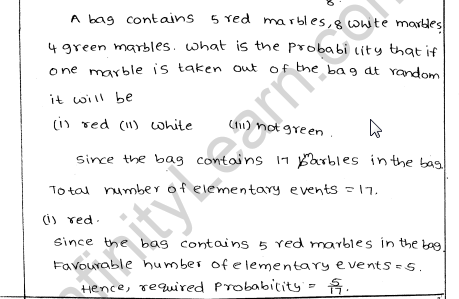 RD Sharma class 8 Solutions Chapter 26 Data Handling-IV Probability Ex 26.1 Q 13