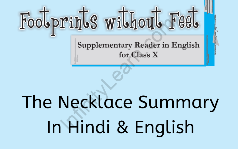 The Necklace Summary Class 10 English