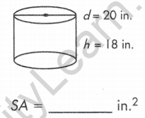 formula of total surface area of cylinder