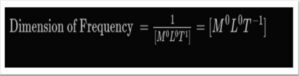 Dimensions of Frequency