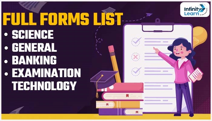 Full Forms List - Science, General, Banking, Examination, Technology