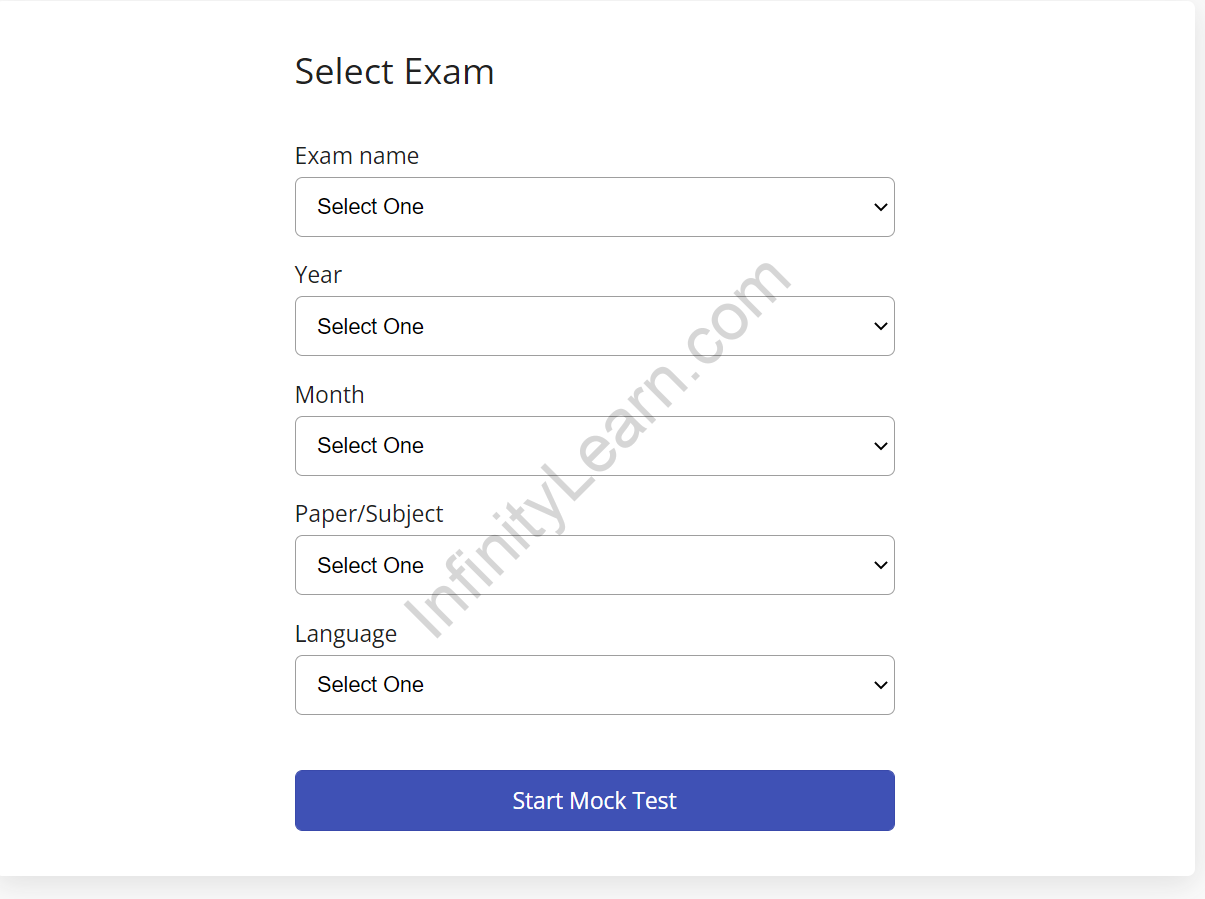 CUET Mock Tests 2023 - Infinity Learn By Sri Chaitanya