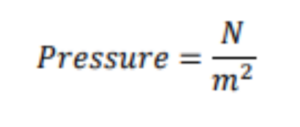 Pressure= N/m2