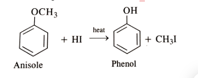 Chemical reactions of Anisol