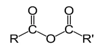 general structure of acetic anhydride