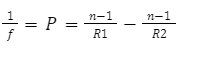  lensmaker's equation