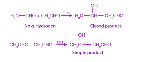 Cross aldol condensation