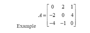 Skew Symmetric Matrices - Properties, Determinant and Examples