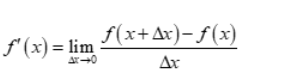 First principle of derivative