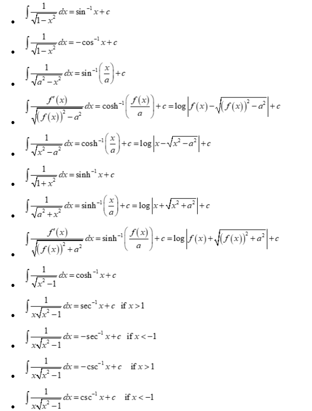 Integration of irrational function